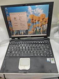 老古董機 TOSHIBA PP200T-00651 Windows XP  12吋筆記型電腦 不保固