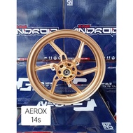 Gren Mags ANDROID Aerox 14s (Front 2.50*14/Rear 3.50*14) with Free T-shirt