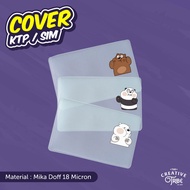 We Bare Bears - Unique Character KTP/SIM Cover - Mika Plastic Cover WBB Card Protector