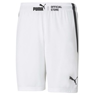 PUMA FOOTBALL - กางเกงขาสั้นฟุตบอลชาย teamLIGA สีขาว  - 70492404