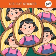 Vinyl sticker - Moon