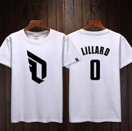 🌈里拉德Damian Lillard短袖T恤上衣🌈NBA公鹿隊Nike耐克愛迪達運動籃球衣服T-shirt男96