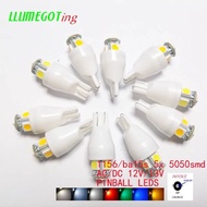 T15 50pcs W16W 921 906 Base With 5x SMD5050 Various Colour Available Non Polarity AC DC 12V 13V Pi