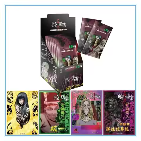 KaBao New Style Junji Ito Selection Cards Haunted House Cards Mistery Box Board Games Toys Collectio
