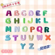 Daily New Arrival/Na-like Small Colorful Letters Bag Hat Decoration Clothing Accessories Embroidery 