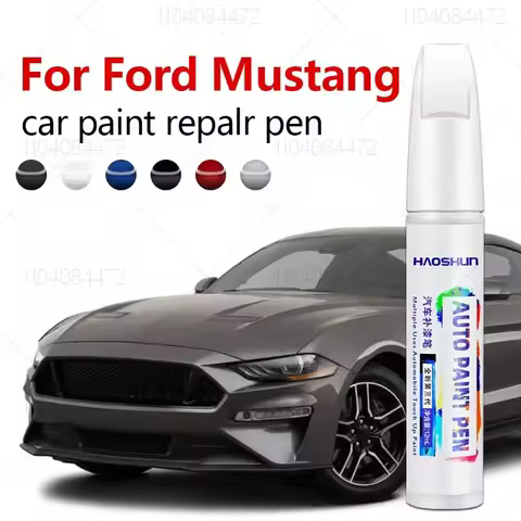 Paint Repair Pen Touch Up Scratch Remover DIY Auto Accessories Black White For Ford Mustang 1979-202