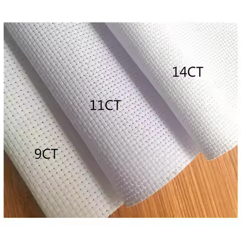 42x50cm 28ct 18ct 16ct 11ct 9ct Aida cloth cross stitch fabric canvas DIY handcraft supplies stitchi