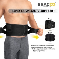 [Ready Stock] BRACOO BP61 Low Back Airy Wrap With Cushion/Support Back Brace Lumber (1PC)