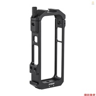 Andoer Panoramic Camera Video Cage Aluminum Alloy with Dual Cold Shoe Mounts Metal Protective Frame 