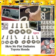 Skru Plate Daihatsu Honda Toyota Universal Bolt Plate Daihatsu Honda Toyota