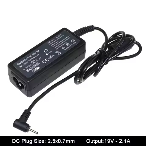 19V 2.1A 2.5x0.7mm Laptop Netbook Ac Adapter Power Supply For ASUS Eee PC Seashell 1015PW 1015PX 101