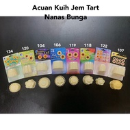 [READY STOCK]  Acuan Kuih Jem Tart Nanas Bunga Acuan Kuih Tat Tart Bunga Bulat Biskut Raya/ Biskut C