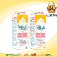 Rich Value Pride Whip Topping Soft Blend 1lt + Ice Cubes | Rich's Whip Topping Soft Blend Value Prid
