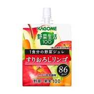 (訂購) 日本製造 Kagome 野菜生活100 野菜蘋果啫喱 180g (6包裝)