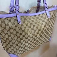 Gucci 薰衣草紫子母托特包