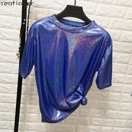 Women's Causal T-Shirts Comfortable Not Easy to Deform Clothes Shirts for Shopping Sports Running