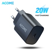 ACOME Bundling Charger Original 20W PD USB-C Fast Charging AC07 + Speaker Bluetooth Super Bass A16 O