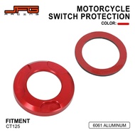 Motorcycle Accessories Set Switch Protection Cover For HONDA CT125 CT 125 Trail125 Trail 125 Aluminu