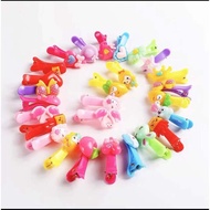 100% J&S Korean Fresh Girls Cartoon Princess Side Clips Kids Hair Pin Bangs Disney Fructis Hair