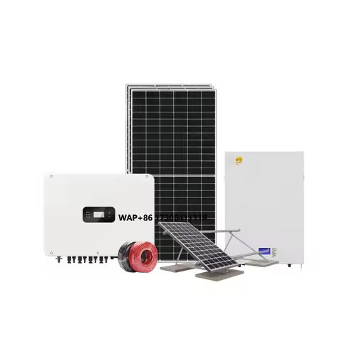 Complete Solar Set 20kw 25kw 30kw Solar Panel System 5kw 10kw 15kw Hybrid Solar Energy Home System