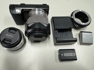 SONY Nex-5 相機 Camera 全套連Nikon鏡接環