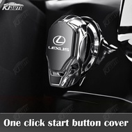 Lexus One-Click Start Button Cover Alloy Ignition Switch Protection Cap Car Moto Engine Ignition But