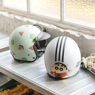 蠟筆小新安全帽-3/4半罩安全帽 機車造型騎士帽 睡衣 卡通安全帽