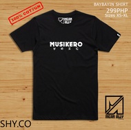 Baybayin Shirt Musikero Black Cotton Tee