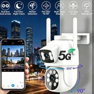 5G WiFi 4MP HD Super High Definition, Dual Lens/Dual View Outdoor Camera, WiFi PTZ Camera, Outdoor D
