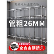 26mm Household Durable Assembly Simple Thickened Wardrobe Bedroom Rental Room All-Steel Frame Cloth 