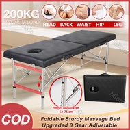 Portable Folding Massage Bed Sturdy Comfortable Beauty Bed  Spa Facial Portable Massage Table Tattoo