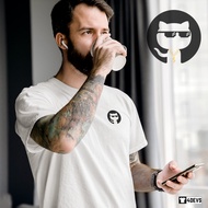 IT GitHub W Thug Life T-shirt - White Cotton short-sleeved round neck t-shirt - Programmer shirt
