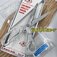 [RIDER S21-888 9”] SUPERIOR LEFT HANDED QUALITY SHEAR CLASSIC SCISSORS/GUNTING SERBAGUNA /HOUSEHOLD 