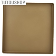 Tutoushop Aluminum Alloy Non-Stick Baking Tray Square Shape Sheet 28 X 3 Cm