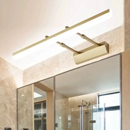 Mirror Headlight Led Bathroom Mirror Light Hole-free Bathroom Nordic Simple Mirror Cabinet Dedicated Wall Lamp Vanity Mirror Light Fixture