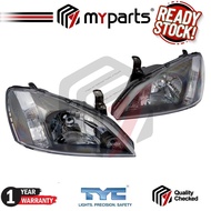 TYC Taiwan Nissan Sentra N16 2005~2014 (Dark Grey) Head Lamp Light HeadLamp Lampu Depan Left / Right