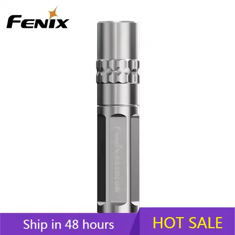 Fenix SILVGLOW mini Keychain Flashlight Stainless steel AAA torch