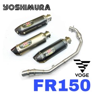 Yoshimura Exhaust VOGE FR150 New Full System Manifold Muffler Ekzos Motor Accessories FR 150 Power B