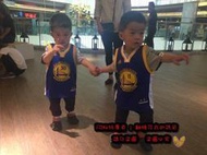 美國NBA官網ADIDAS正品兒童青年版球衣THOMPSON CURRY 湯普森庫里勇士隊大童小童親子裝全家福免運