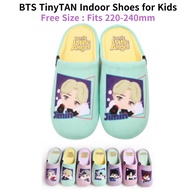 BTS TinyTAN Indoor Shoes for Kids (Free Size: Fits 220-240mm)