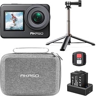 AKASO Brave 7 Action Cam 4K30FPS with Tripod Selfie Stick and Carry Bag 20MP WiFi Underwater Camera 
