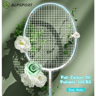 ALPSPORT K520 Pro Designed for Women Goddess 4U 84g Max 30LBS 100% Full Carbon Fiber Badminton Racke