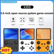 X35S Handheld Video Game Console 3.5inch IPS Screen HallJoystick Open Source Retro GamePad for //N64