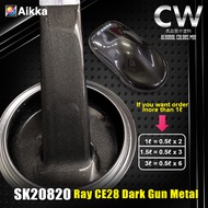 Sport Rim RAY CE28 Dark Gun Metal  2K Paint SK20820 CW Aikka Spray 370ml  DIY Cat Kereta Motor