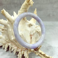 天然紫翡翠手鐲 冰紫羅蘭 A貨 天然緬甸翡翠 圓鐲 附鑑定證書