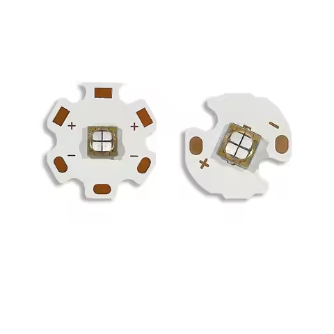 UV Purple LED 10W 12W SMD 5050 High Power 4Chips 3-3.8V 365nm 370nm 380nm 395nm 410nm For UV curing 