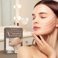 V-Line Face Lift Tapes Invisible 40pcs – Slimming Double Chin Removal Patches  Pita Muka Angkat Muka