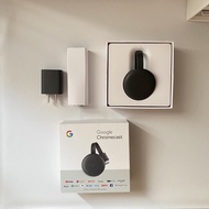 (Used) Google Chromecast 3 Complete Full Box Set Preloved