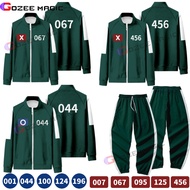 Squid Game Men Women Cosplay Costume Coat and Pants 456 007 067 001 Jackets Clothing Halloween Party