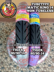 Ban Motor Matic Ring 14 Tubetype Non Tubeless Merk RPM Motif Tiger Turtle Flemmo Untuk Beat Spacy Sc